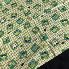 乗り物デザインの生地 はぎれ