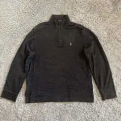 POLO RALPH LAUREN ハーフジップコットンニット