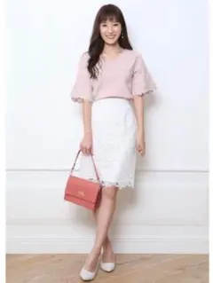 大人気☆アプワイザーリッシェ☆ケミカルレースタイトスカート