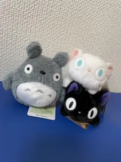 となりのトトロ，魔女の宅急便，ぬいぐるみ3個セット☺︎