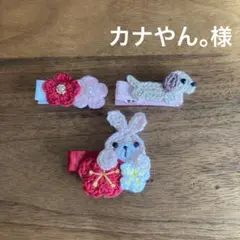カナやん。様ご確認用☆ベビーヘアクリップ