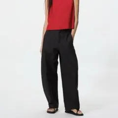 UNIQLO ジャージーバレルレッグパンツ　M