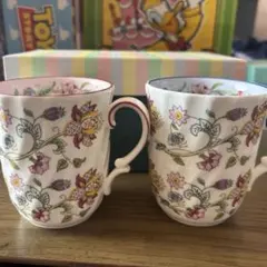 MINTON 花柄 ティーカップ 2個セット