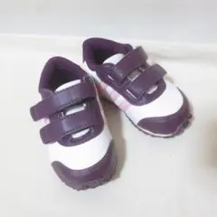 アディダス　ファーストシューズ　パープル　12cm　女の子　■　D460