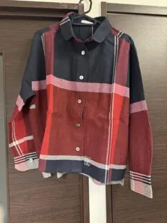 nop de nod 長袖チェックシャツM