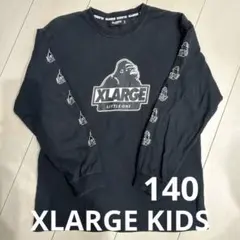XLARGE KIDS １４０　ブラックロンT