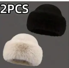 ファー バケットハット 2点セット