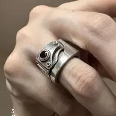 Dr MONROE ドクターモンロー メカニカルリング 925 15号 美品のサムネイル