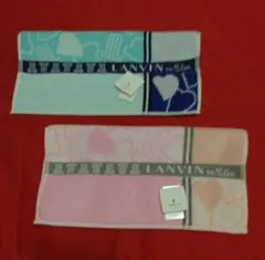 ランバンのタオルハンカチ２枚