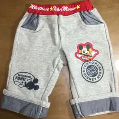 ディズニーリゾート　ミッキー 柄ハーフパンツ　サイズ:110 【新品•未使用】