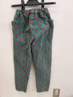 ボトムス 緑色 柄マーキーズ
