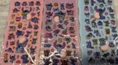 即日発送可‼️スティッチ　おしりぷにぷにシール3点セット