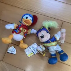 新品　ディズニーシー　ミッキー ドナルド　開園記念　ぬいぐるみバッチ