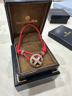 Loree Rodkin レッドレザー クロスブレスレットのサムネイル