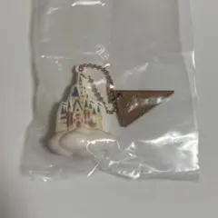 ディズニー　40周年　カプセルトイ　シンデレラ城　キーホルダー