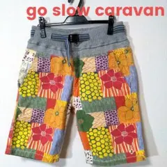 ゴースローキャラバン 花柄 パッチワーク ショートパンツ 3 ダックのサムネイル