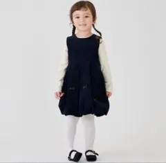 petit main キッズ　バルーン　ワンピース　80cm