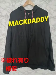 MACKDADDY マックダディ ナイロンジャケット 黒 XL 破れ有り 難ありのサムネイル