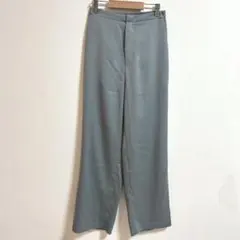 美品✨ユニクロ UNIQLO　サテンパンツ ストレートイージーパンツ　S 無地