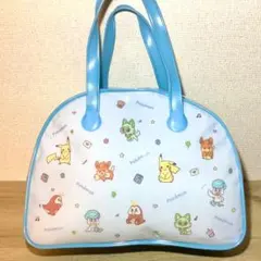 ポケモン　プールバッグ　ピカチュウ　ボストンバッグ　ビニール素材　ファスナー付♡