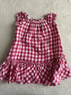 Ralph Lauren ラルフローレン ギンガムチェック ワンピース 12M