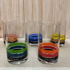 ⭐︎未使用・訳有り⭐︎佐々木ガラス&ピエール・カルダン タンブラー 5個 グラス