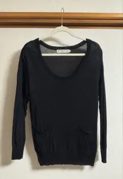 【美品】Marquise de Blame ブラック長袖ニット