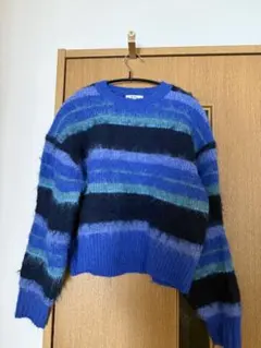 niko and ... ボーダー ニットセーター