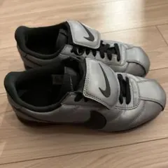 Nike シルバー スニーカー ベルクロ付き