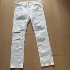 【自由区】ホワイトストレッチデニムパンツのサムネイル