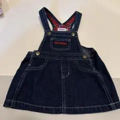 miki HOUSE サロペットワンピース 80