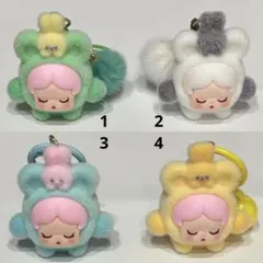 【売切SALE】４個セットSKULLPANDA スカルパンダ　ＳＰ　フロッキー