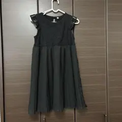 ノースリーブワンピース 140 黒