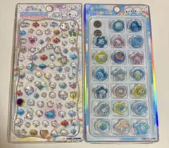 【正規品】ぷくぷくあわわちゃん　ジュエルプチドロップステッカー　おはじきシール