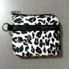 LeSportsac レスポ コインケース 小銭入れ ミニ財布 L字 ヒョウ柄