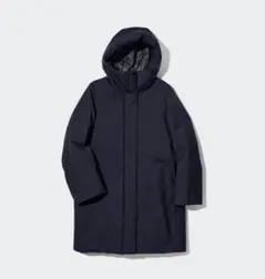 ユニクロ　ハイブリッドダウンコート　ブラック　Sサイズ