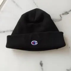 チャンピオン 黒ニット帽美品