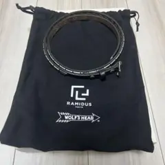 【10/31出品終了】RAMIDUS ラミダス ウルフズヘッド　ブレスレット WOLF'S HEAD x RAMIDUS｜GUNMETAL BLACK STUDS COLLECTION