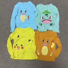 ポケモン 長袖カットソー 4枚セット　130cm