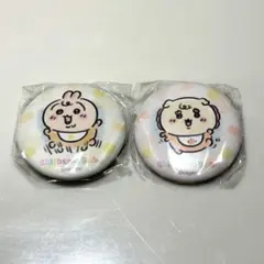 Chiikawa Baby おねんね缶バッジ　うさぎ　シーサー　2点セット