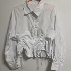 CLEAR IMPRESSION ホワイト ストライプ 長袖シャツのサムネイル