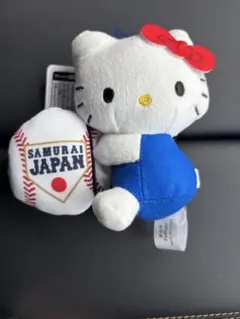 ハローキティ 野球ユニフォーム ぬいぐるみ 侍ジャパン✖️サンリオ