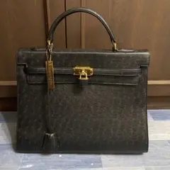 N3677 pierre cardin オーストリッチ ハンドバッグのサムネイル