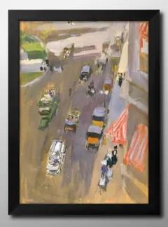 ホアキン ソローリャ、【突風】、新品高級額 額装付、年代物・希少画集画 楽天市場】絵画 インテリア 額入り 壁掛け複製油絵 ホアキン