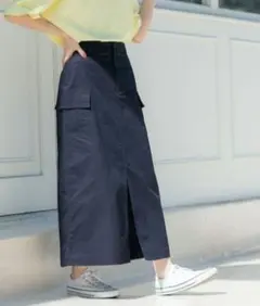 PAGEBOYLIM　ワークスカート　ネイビー