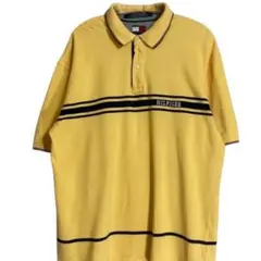 90's vintageトミーヒルフィガー 半袖 ポロシャツ ボーダー