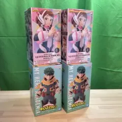 僕のヒーローアカデミア 緑谷出久 麗日お茶子 フィギュア 4体セット