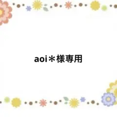 aoi＊様専用　ハンドメイドスタイ