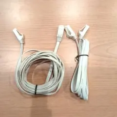 ホワイト RJ45 LANケーブル 5m.2m
