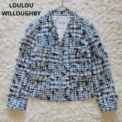 ☆LOULOU WILLOUGHBY ルルウィルビー☆ジャケット　未使用に近い LOULOU WILLOUGHBY（ルルウィルビー） ジャケット ノーカラー